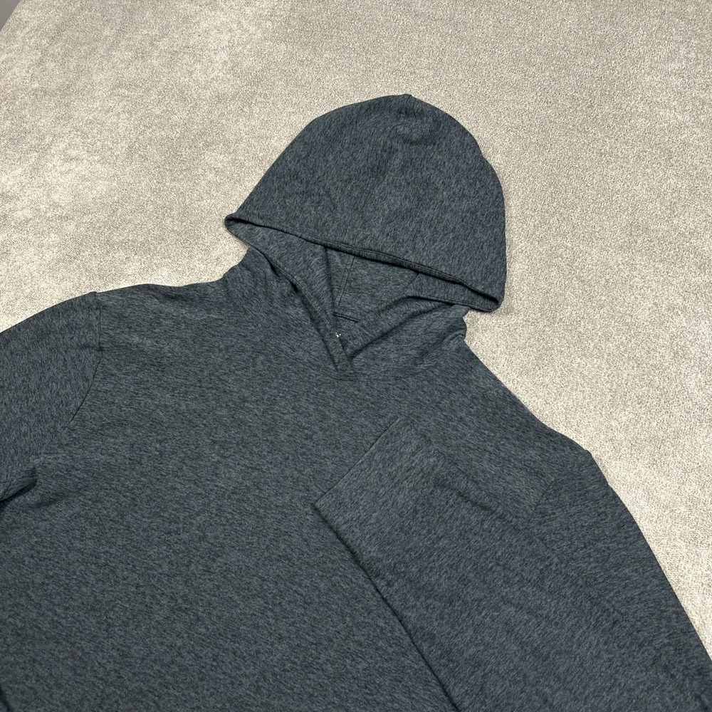 Outdoor Voices CloudKnit Pullover Hoodie Mens Sz XL Gray Heather Pocket Stretch